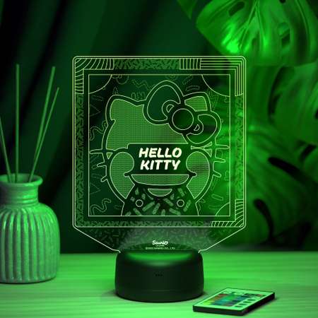 Ночник HELLO KITTY с табличкой