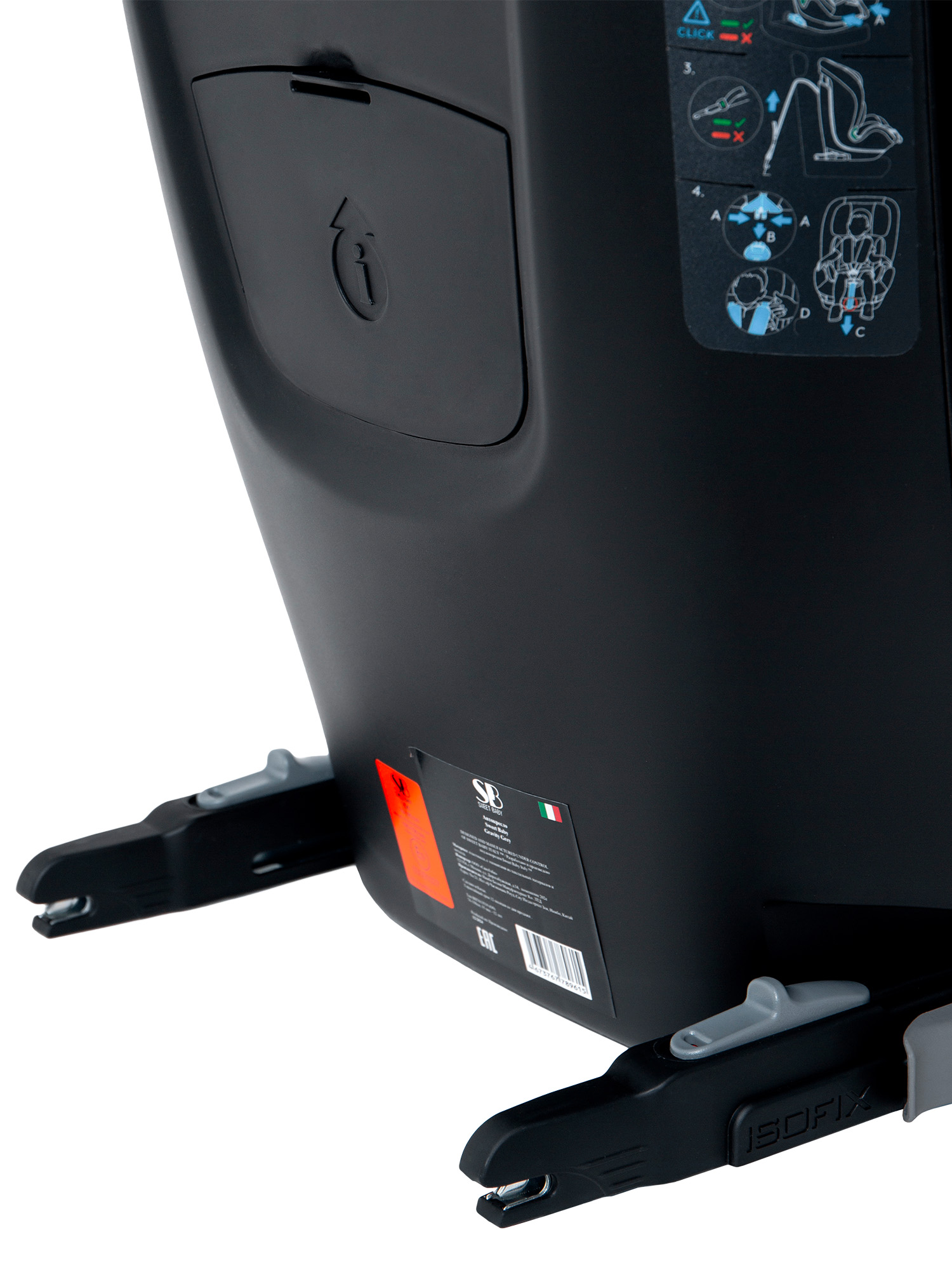 Автокресло Sweet Baby Gravity BH7613519 (О9) Black Isofix 1/2/3 (9-36 кг) черный - фото 11