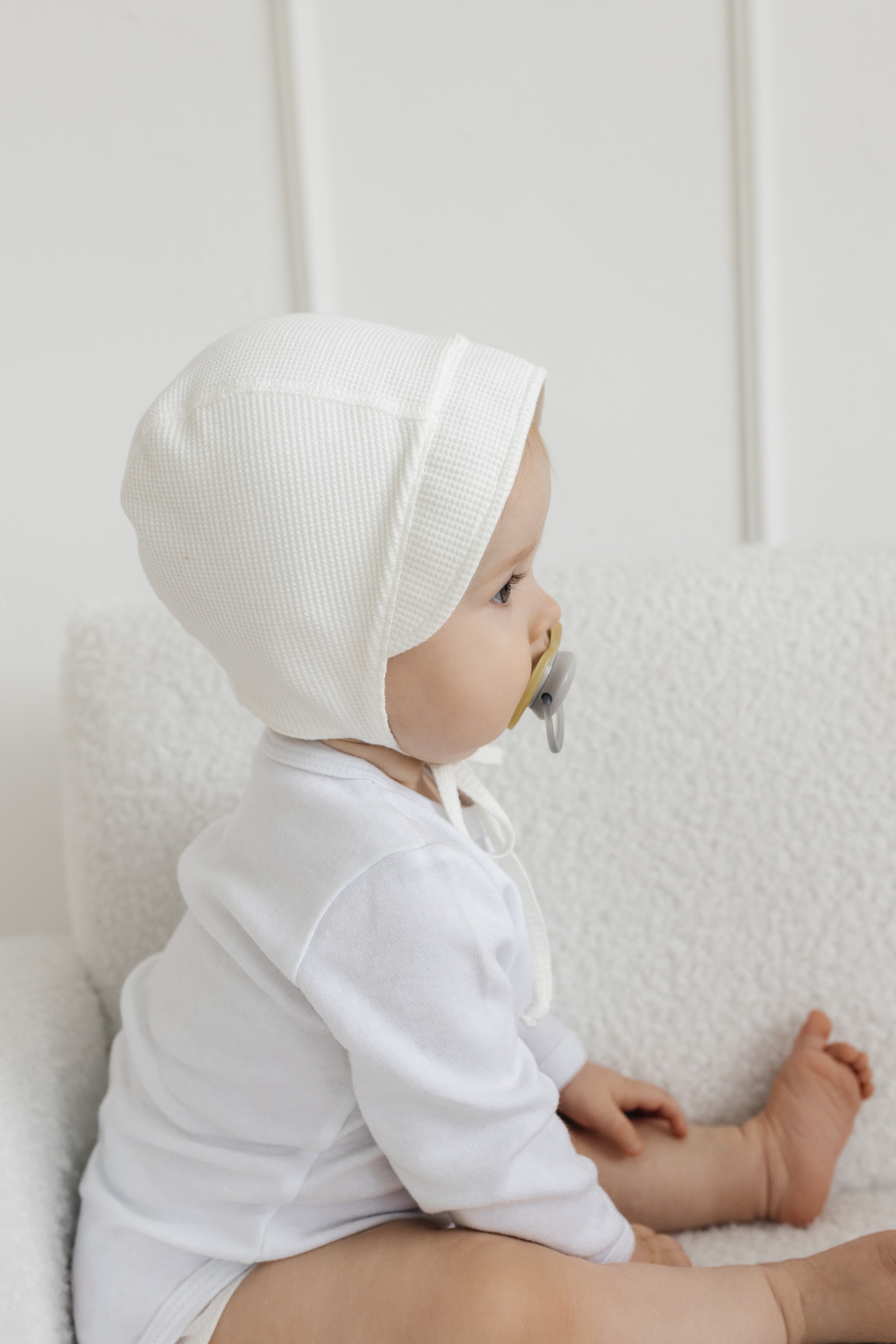 Чепчик Чудо-Кроха I-163 /молочный вафелька - фото 3