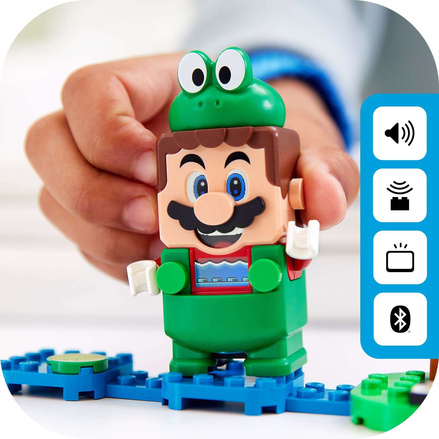 Конструктор LEGO Super Mario Марио-лягушка блочный - фото 9