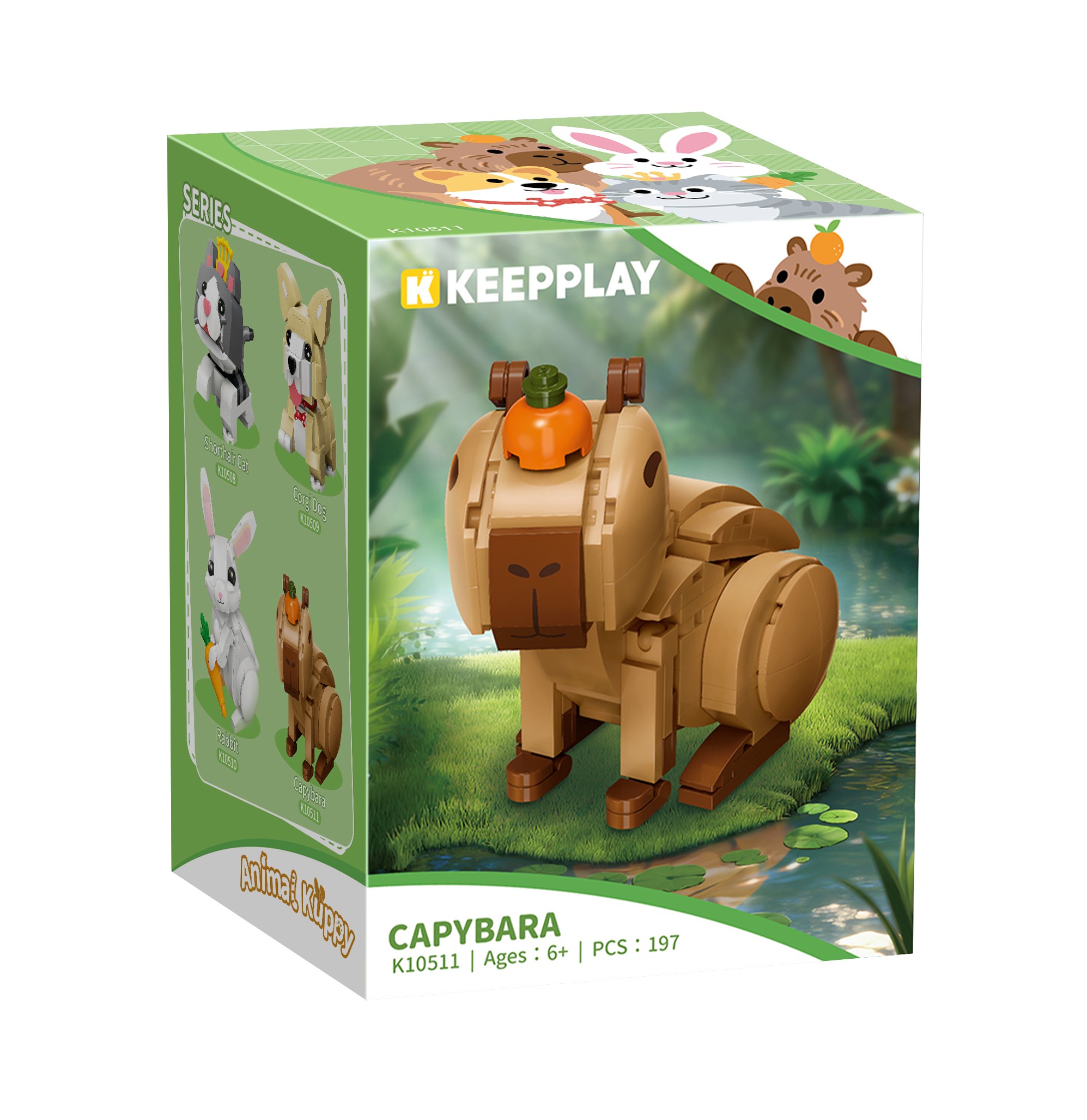 Конструктор QMAN Капибара 197 дет. - фото 2