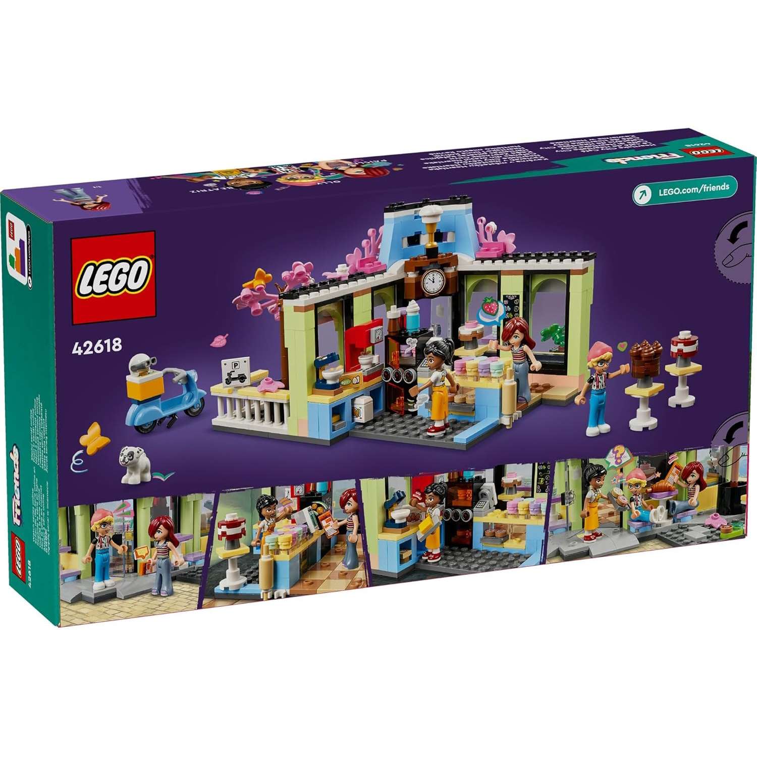 Конструктор LEGO Friends Кафе Хартлейк Сити 426 дет. - фото 4