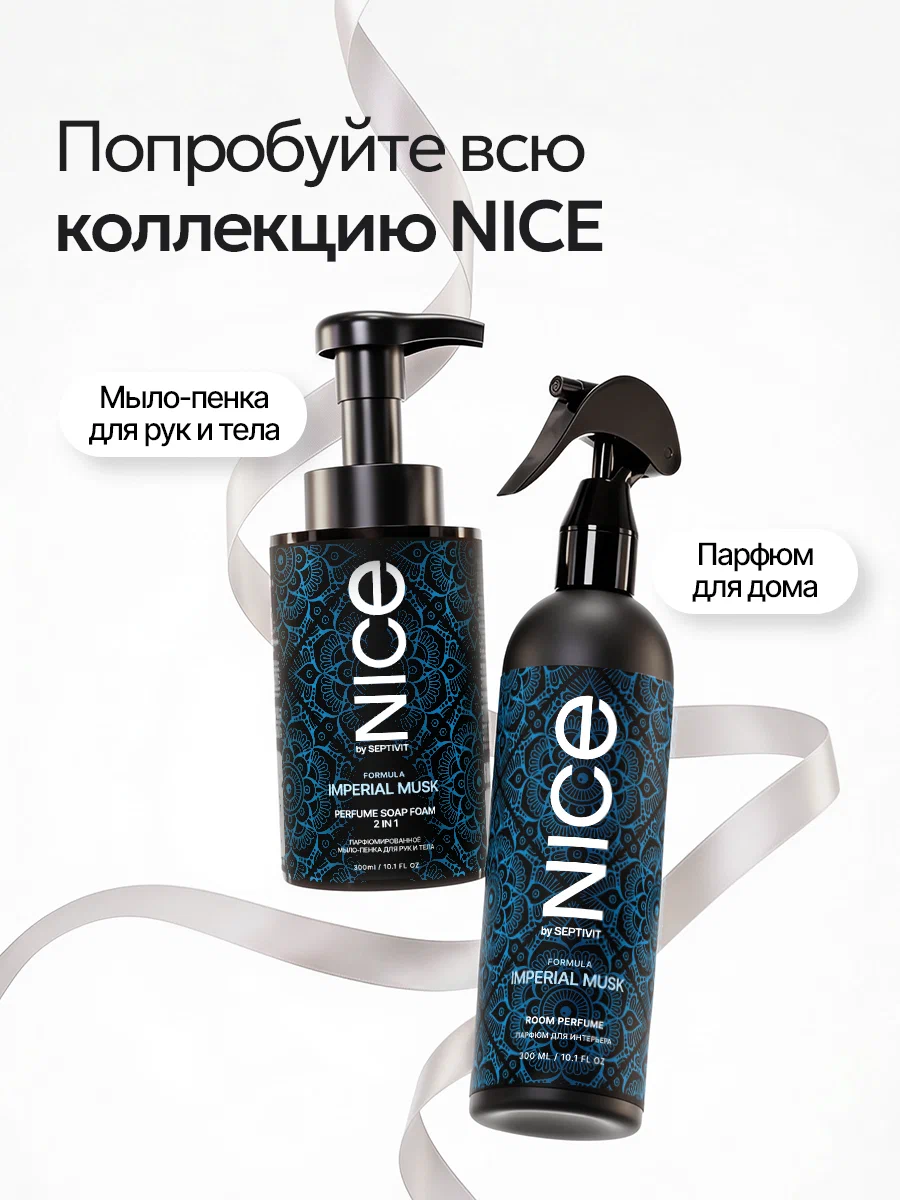 Парфюм для дома освежитель NICE by Septivit Imperial Musk 300 мл - фото 10
