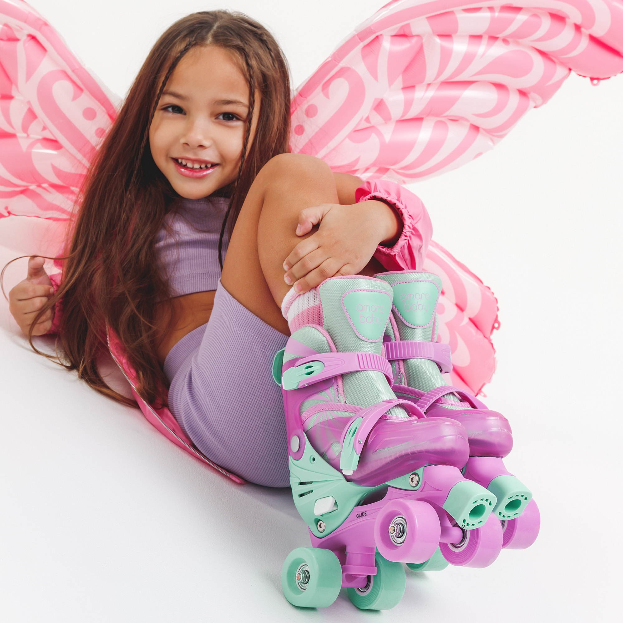 Роликовые коньки Amarobaby 33-36 - фото 8