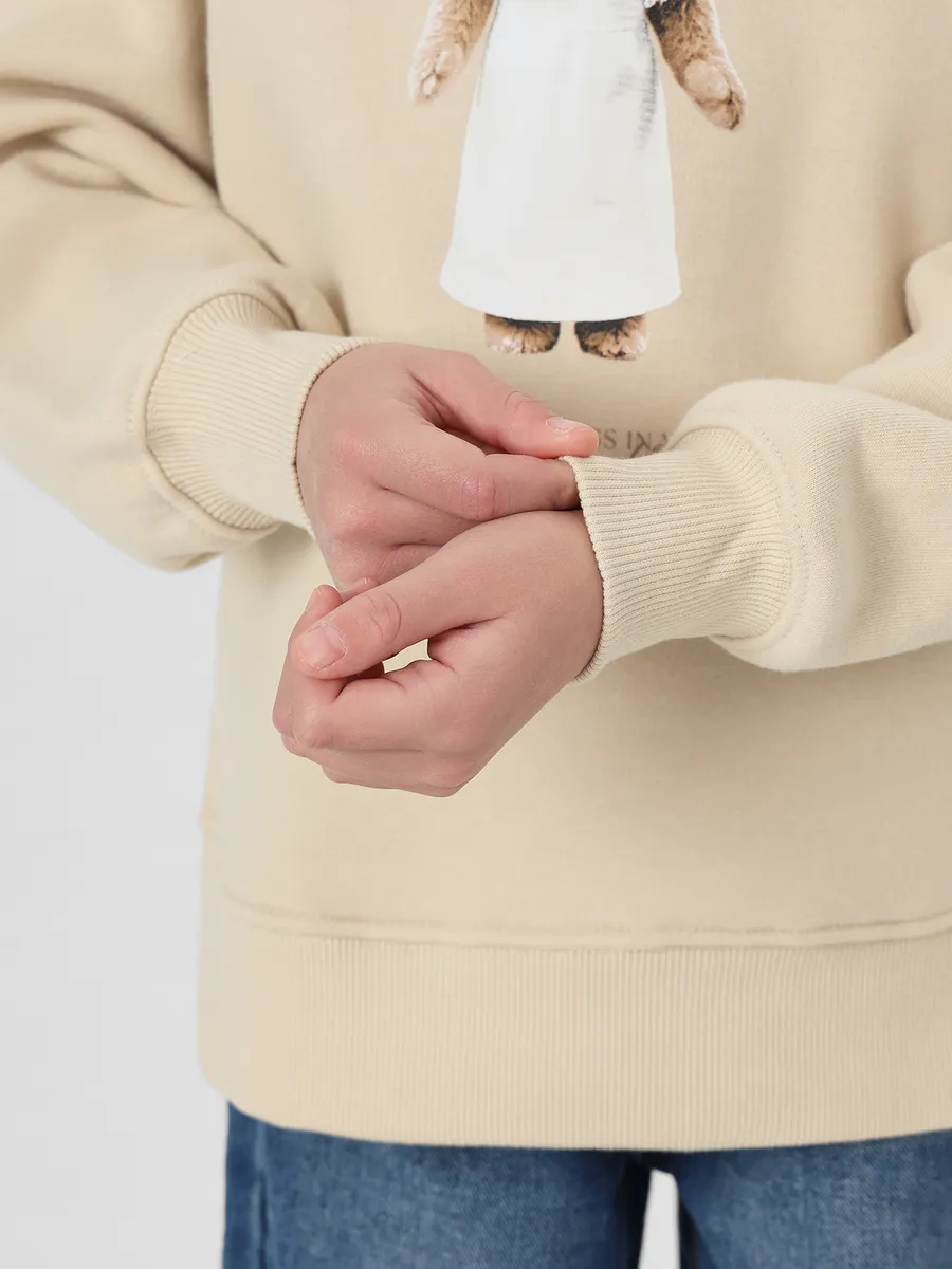 Свитшот Mark Formelle (Марк Формэль) 127916/св.бежевый +печать - фото 7