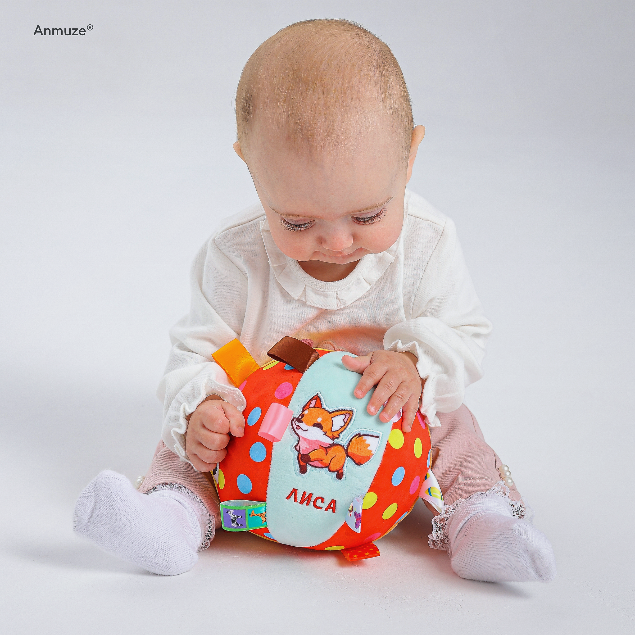 Игрушка Anmuze погремушка Лиса - фото 13