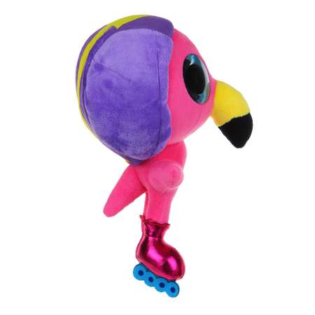 Игрушка мягкая BY Фламинго-глазастик 30 см