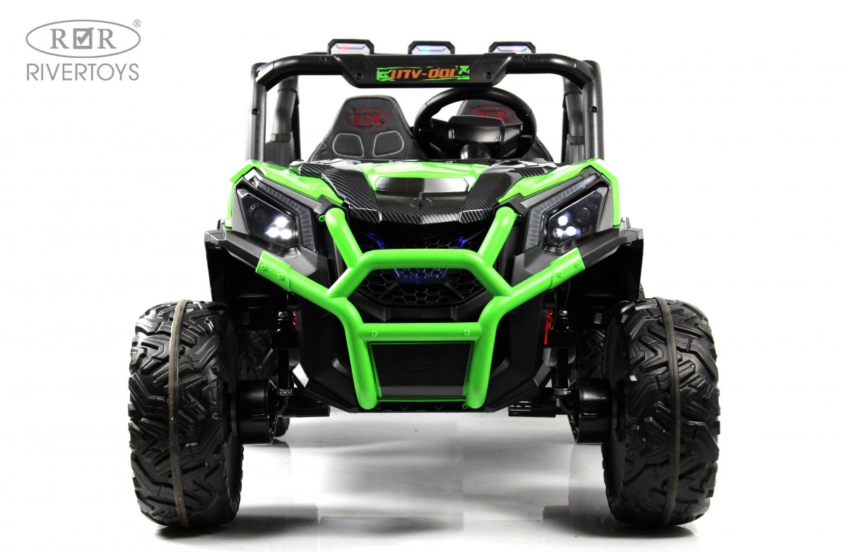 Электромобиль RIVERTOYS K777KK-LUX-BUGGY-GREEN С пультом ДУ - фото 8