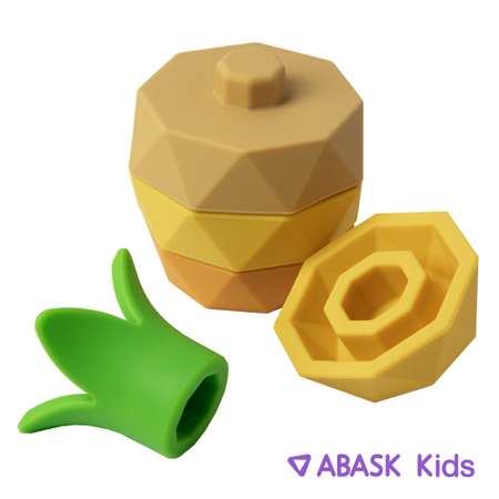 Игрушка ABASK пирамидка Ананас