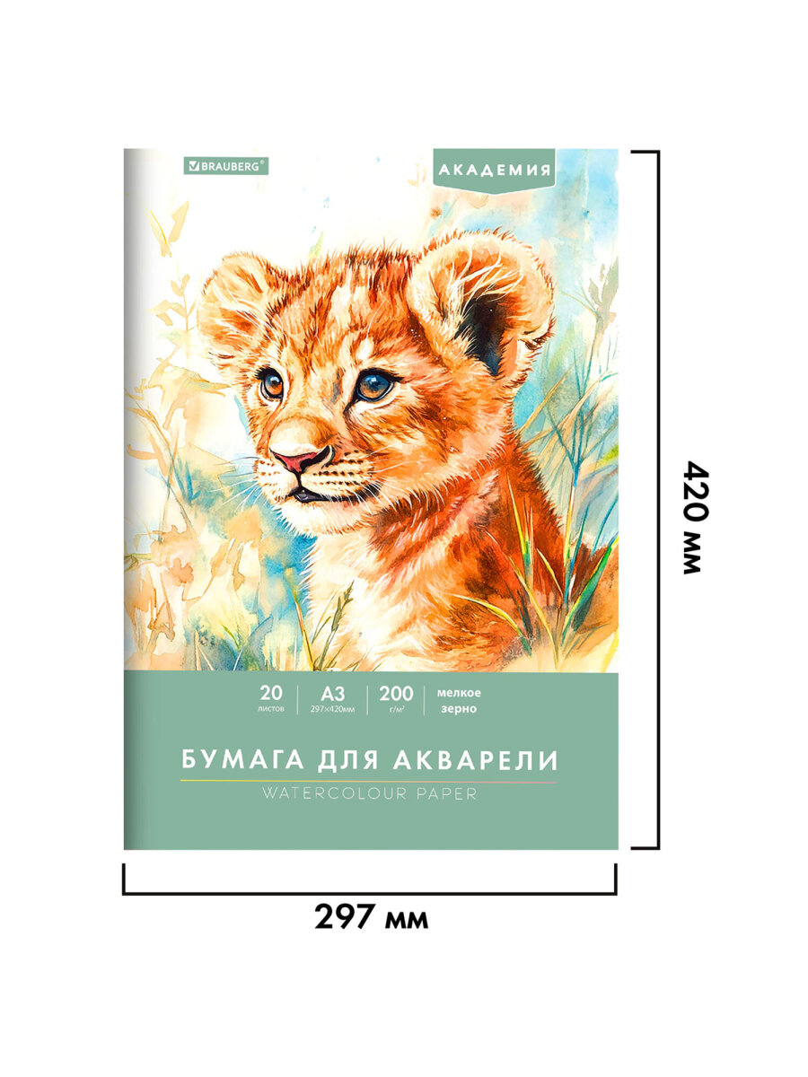 Художественная бумага Brauberg 20 лист. - фото 9