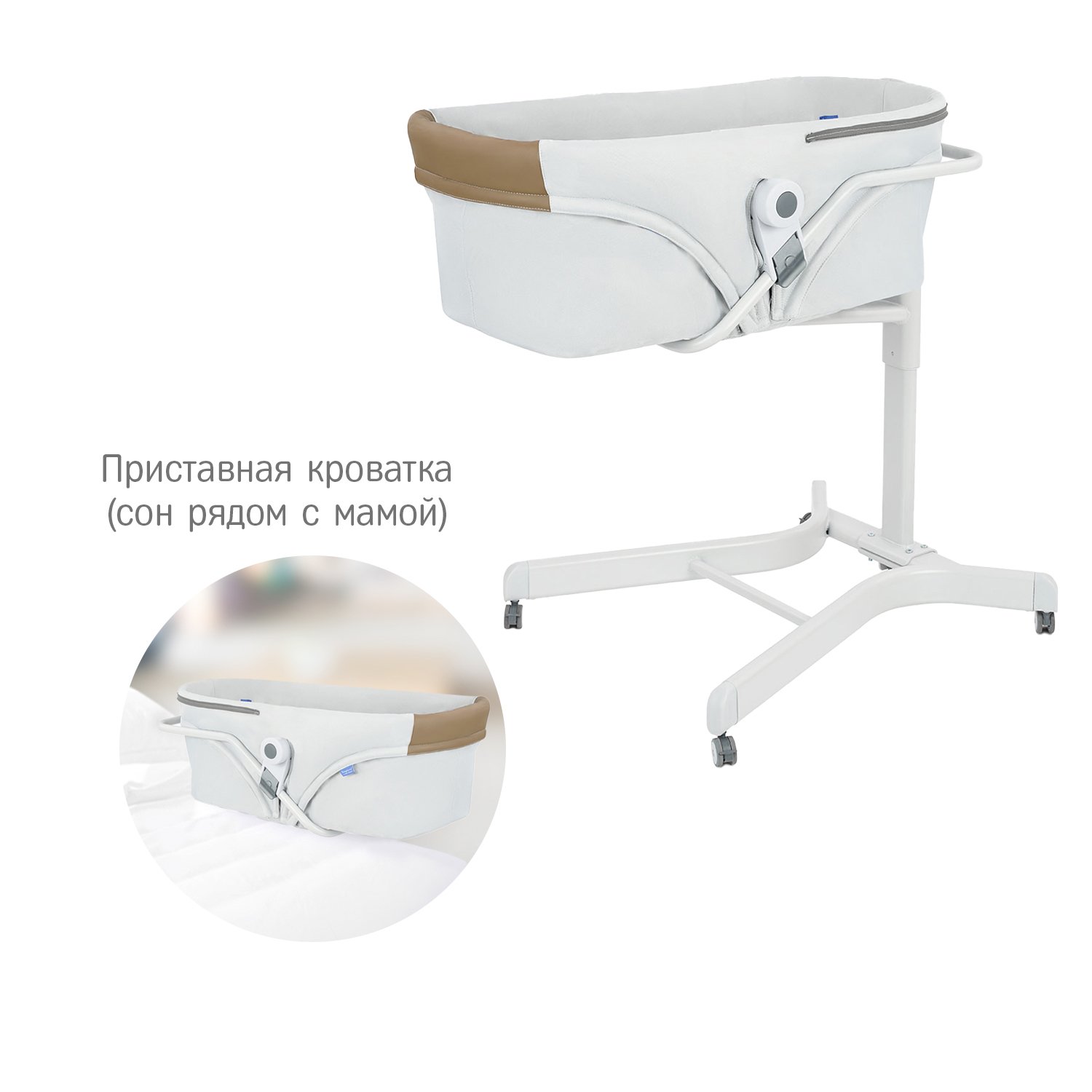 Колыбель SIMPLICITY 3000 Elite 5 в 1 серый - фото 3