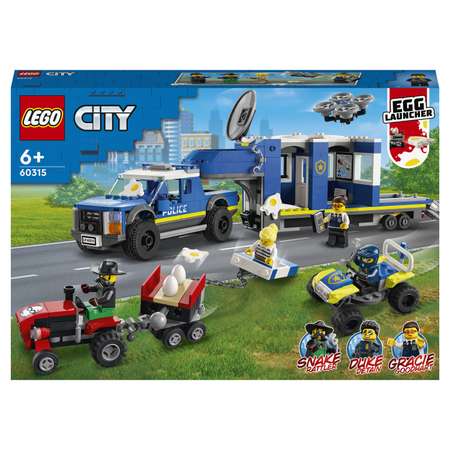 Конструктор LEGO City Police Полицейский трейлер блочный