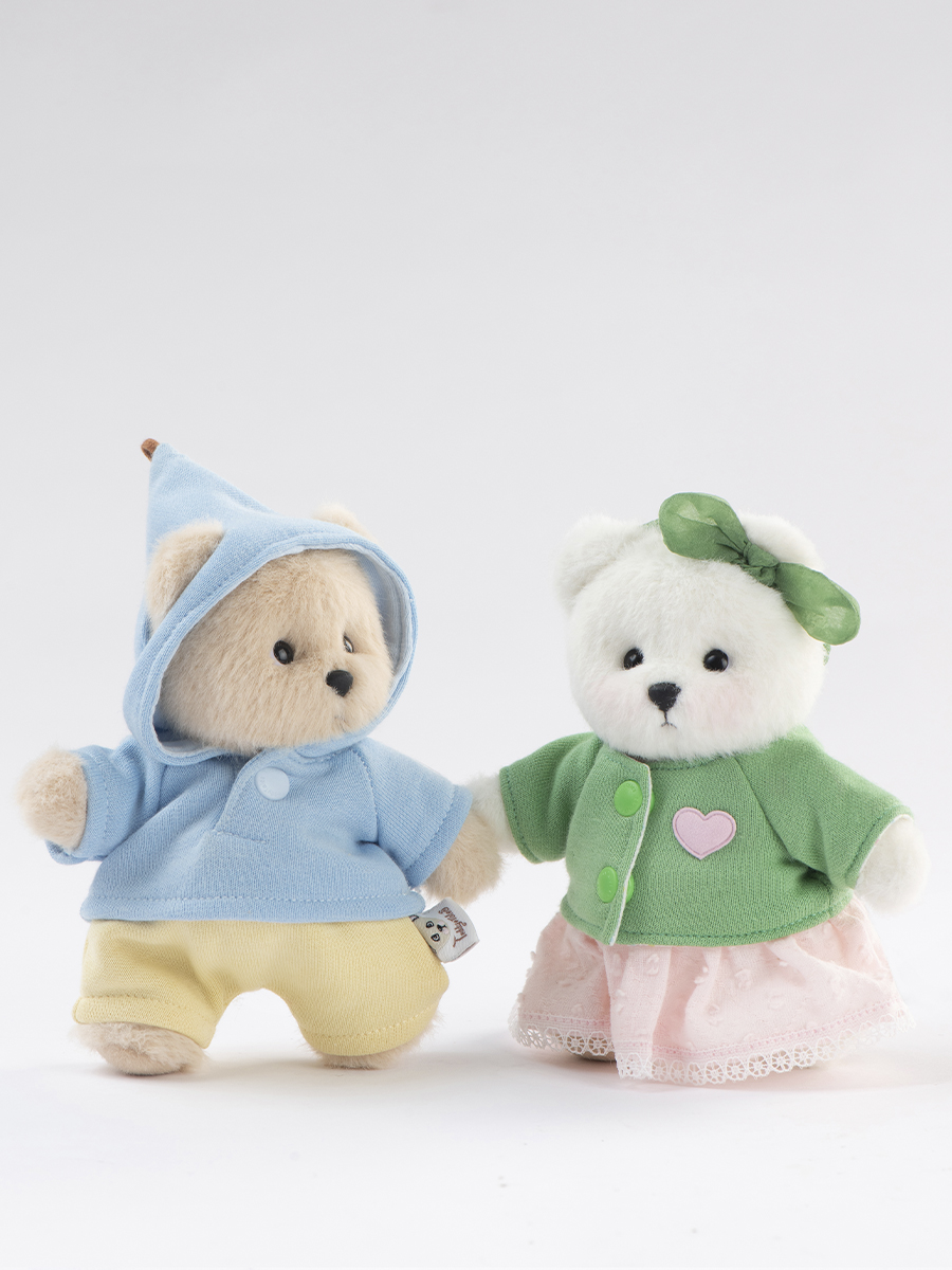 Мягкая игрушка TeddyTales Медведь Счастье белый - фото 13