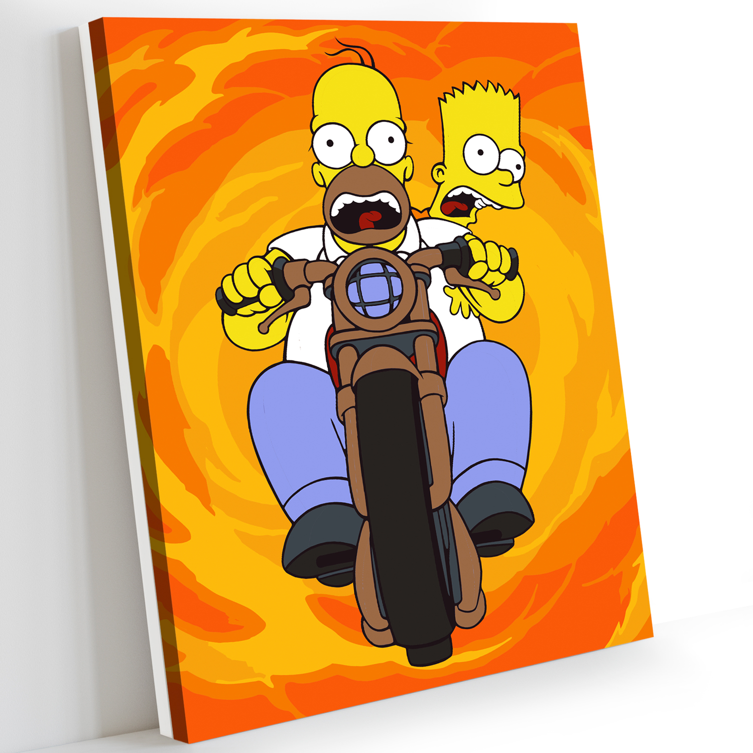 Картина по номерам Art on Canvas Симпсоны на байке в ассортименте - фото 7
