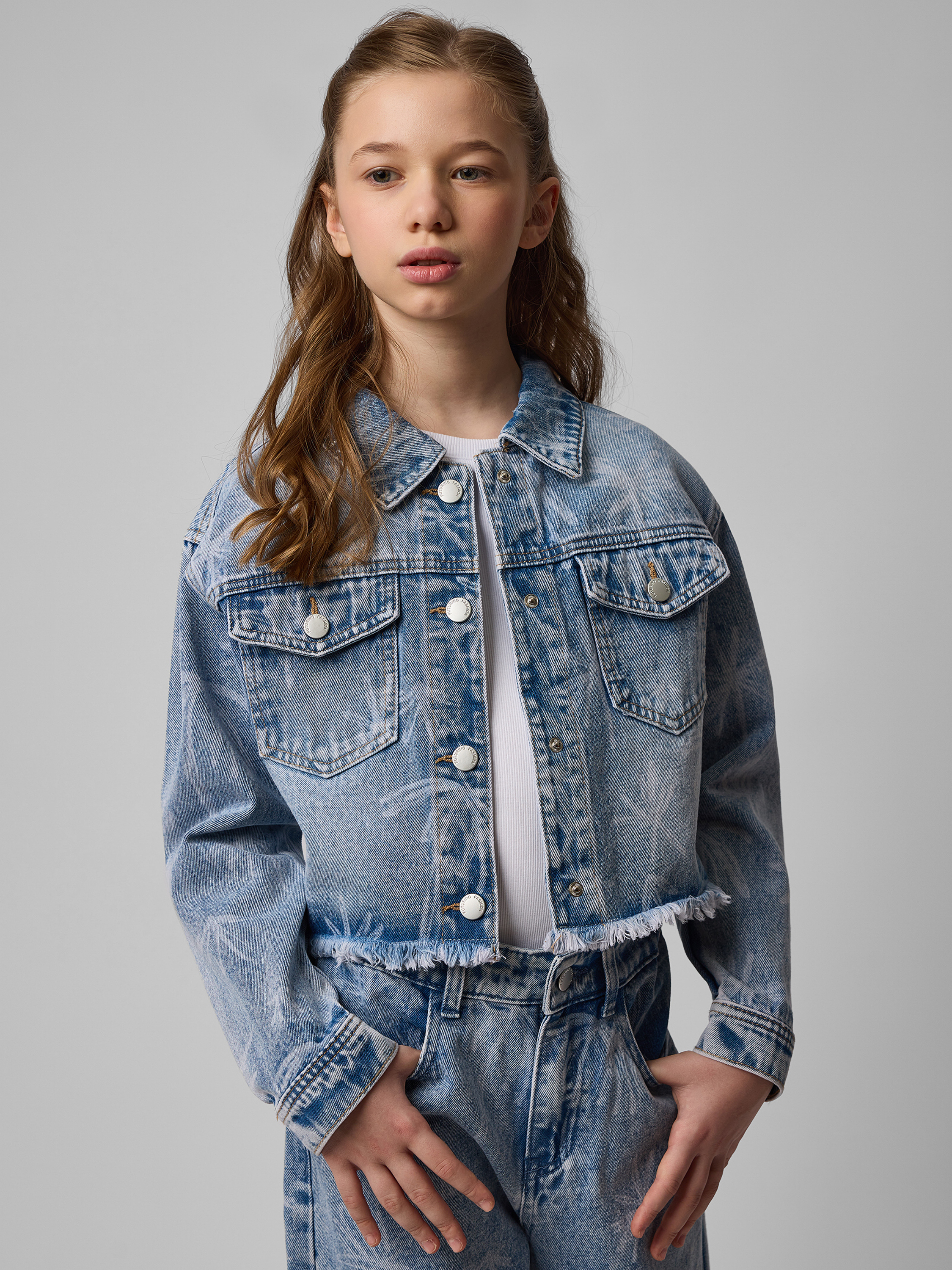 Изображение товара Джинсовая куртка Futurino Fashion: 134 Изображение товара Джинсовая куртка Futurino Fashion: 134