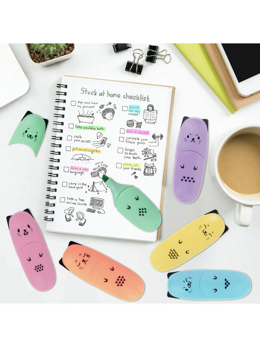 Текстовыделители Brauberg 6 цв. - фото 22