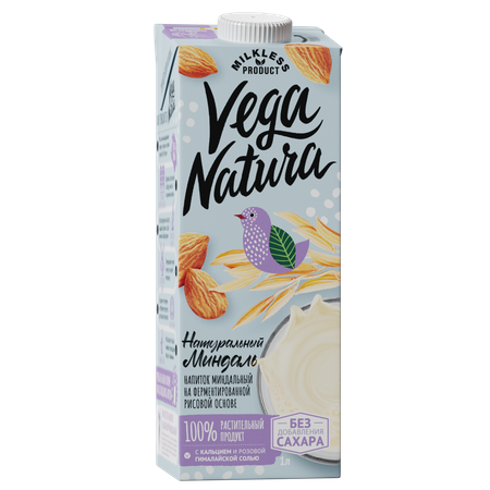 Напиток растительный Vega Natura рисово-миндальный 1.2% 1л