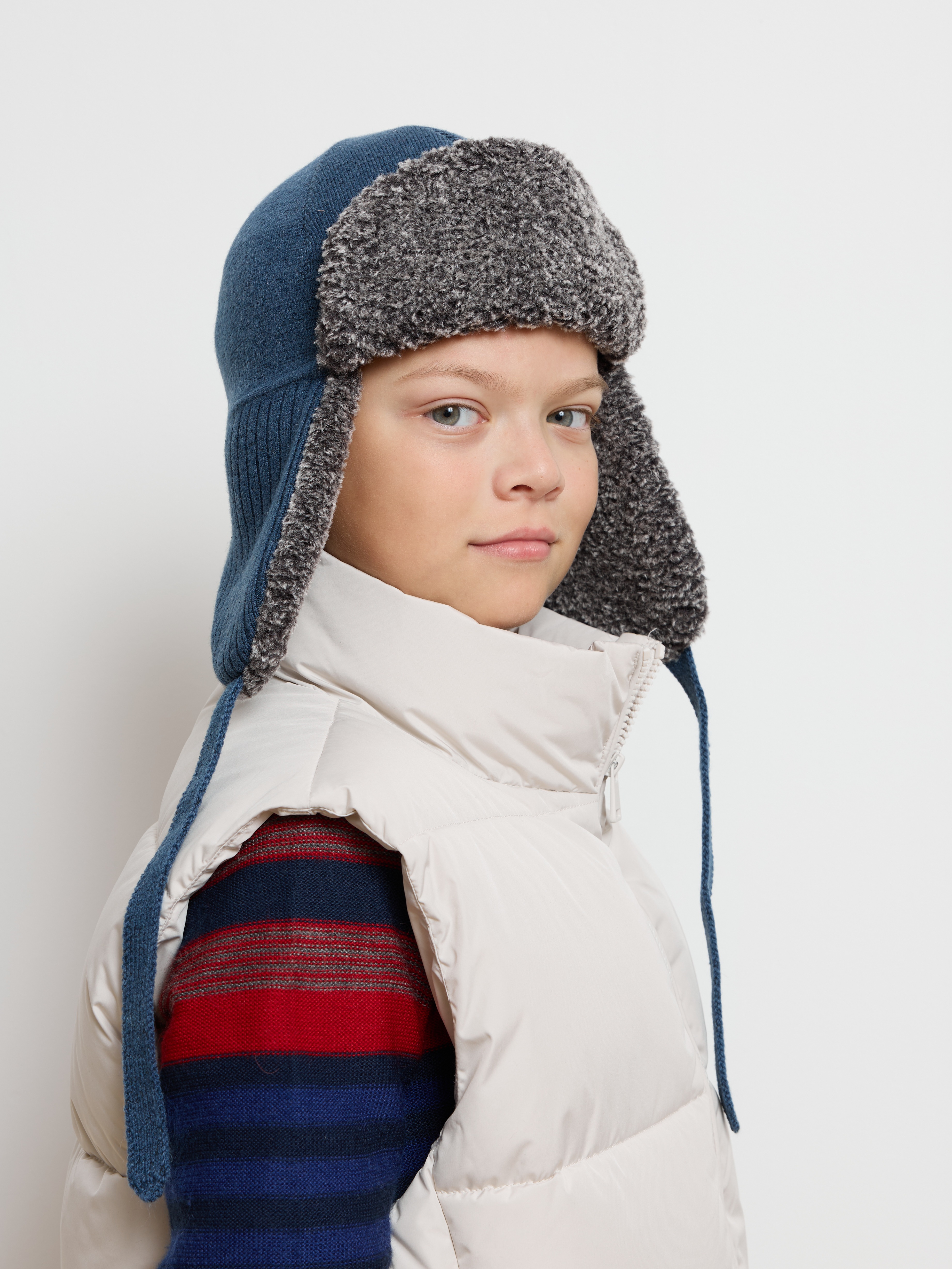 Шапка-ушанка Starkoff Kids Д500928/03 - фото 9