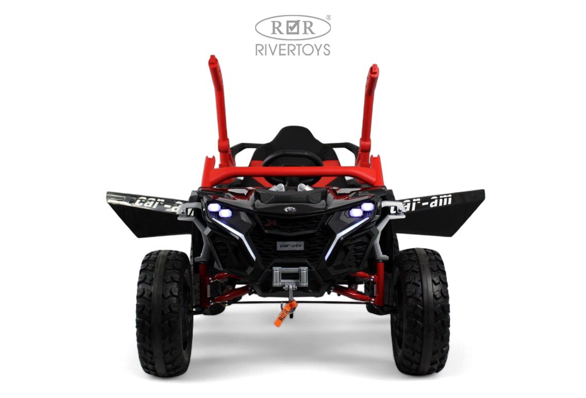 Электромобиль RIVERTOYS Z707ZZ-BLACK-RED С пультом ДУ - фото 6