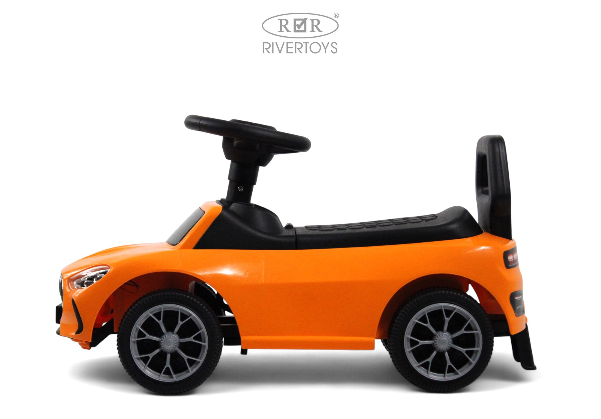 Каталка RIVERTOYS Z004ZZ-M-ORANGE оранжевый - фото 7