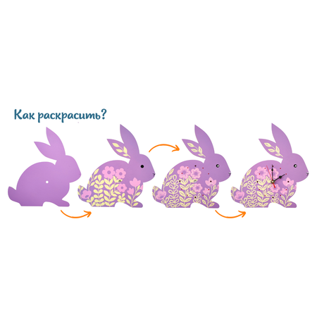 Набор для творчества Magic Moments Зайка Кролик роспись красками
