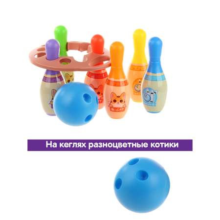 Боулинг Veld Co 6 кеглей и шар
