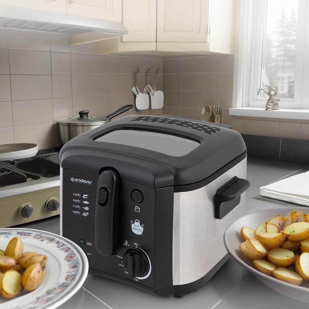 Электрическая фритюрница ENDEVER Skyline FR-115 - фото 2