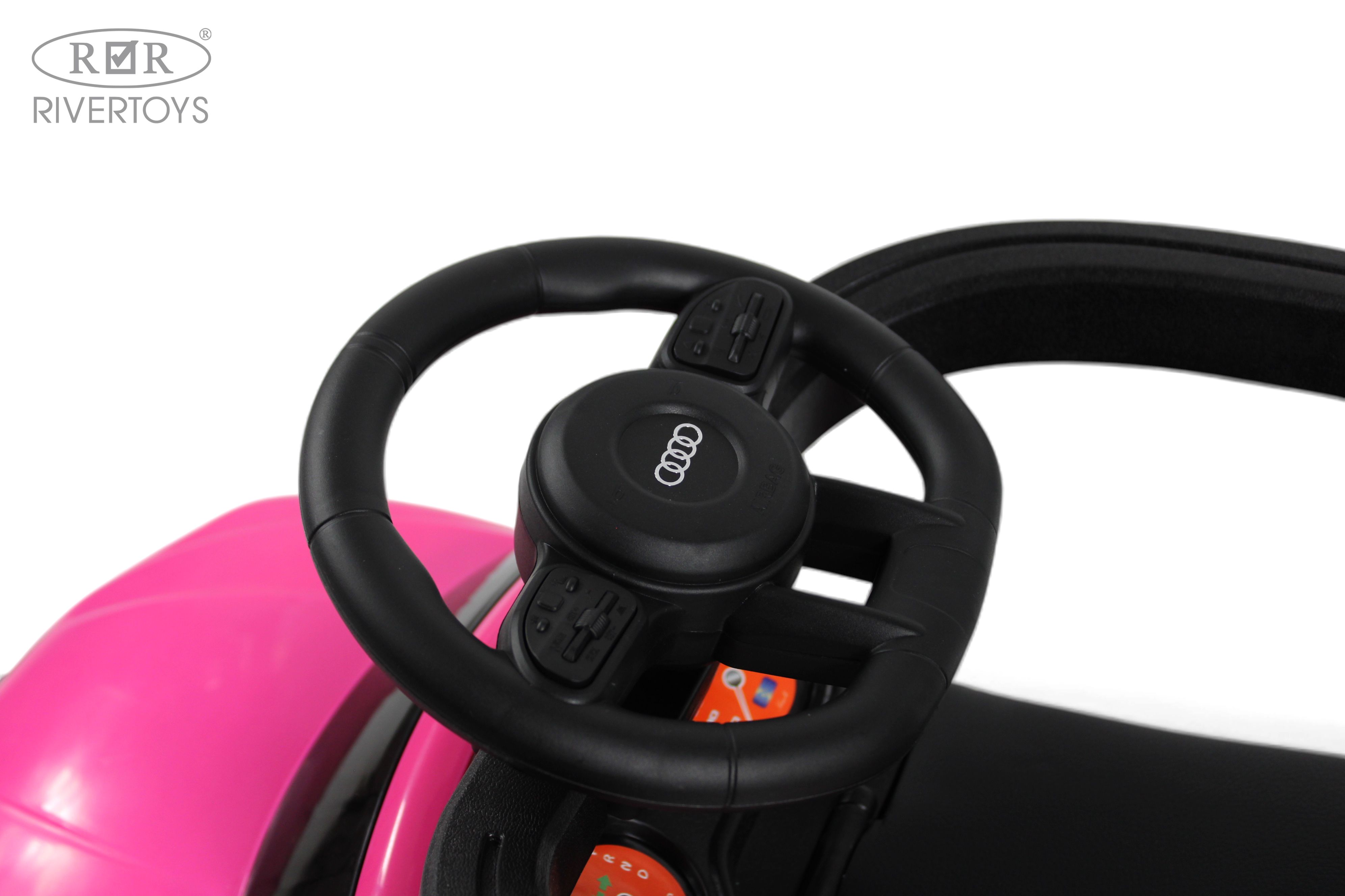 Каталка RIVERTOYS Z005ZZ-AP-PINK розовый - фото 10