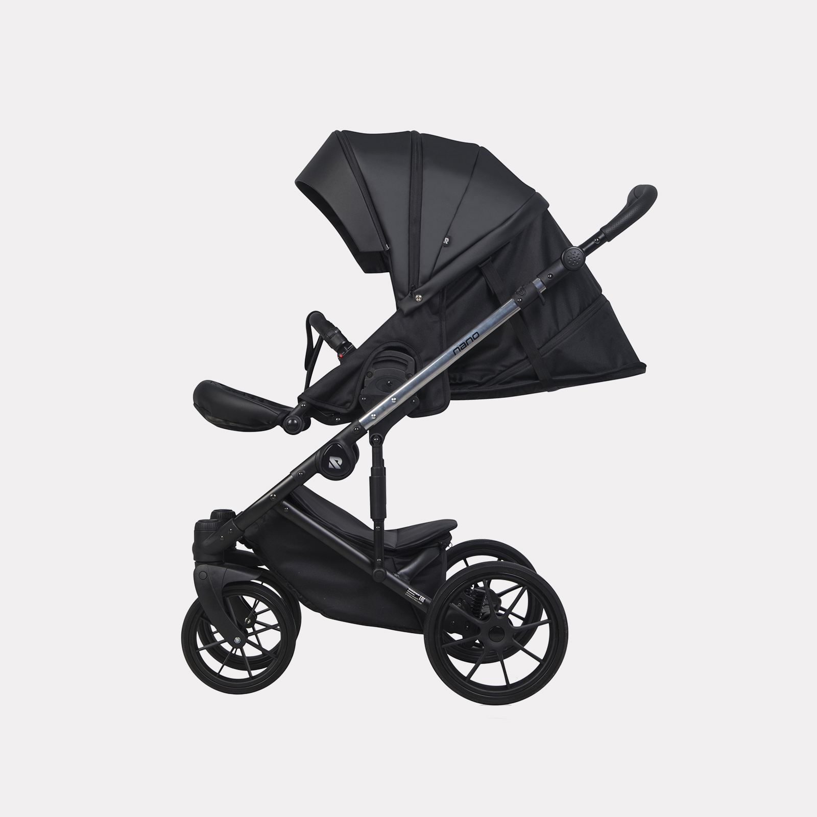 Коляска 2в1 Riko Nano Thermo Ecco черный - фото 11