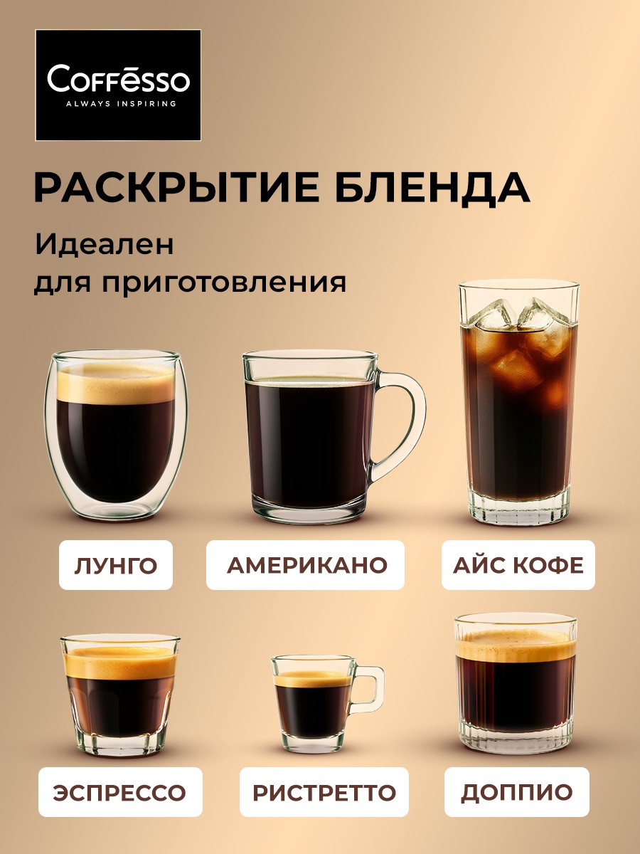 Кофе в зернах Coffesso MASSIMO - фото 5