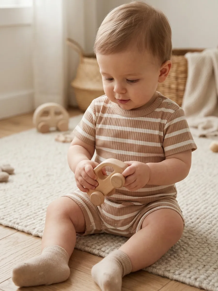 Песочник 3 шт Супер Пупс нбр/3пр/псч/sk22/полоска/сон - фото 13