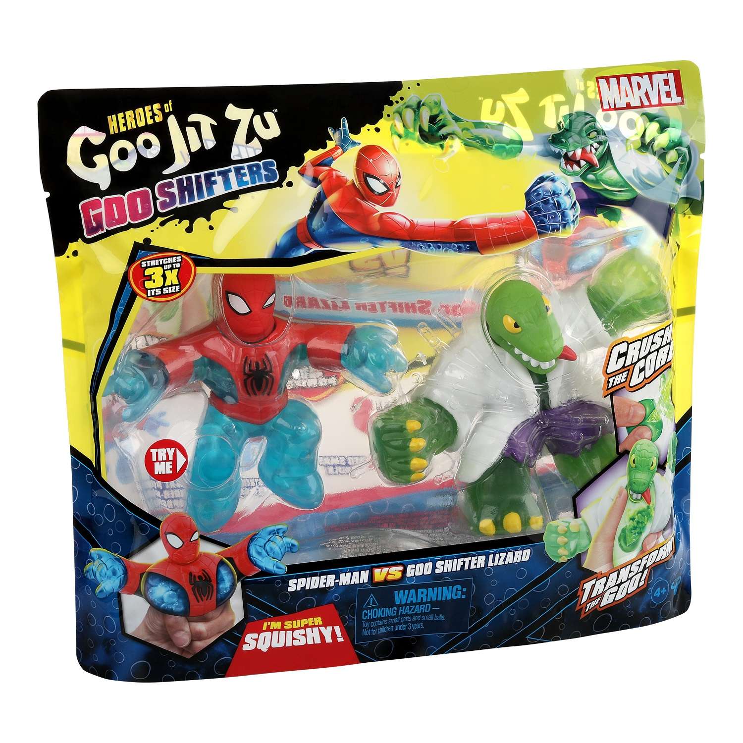 Игровой набор GooJitZu Человек Паук и Ящер Гу Шифтерс - фото 13