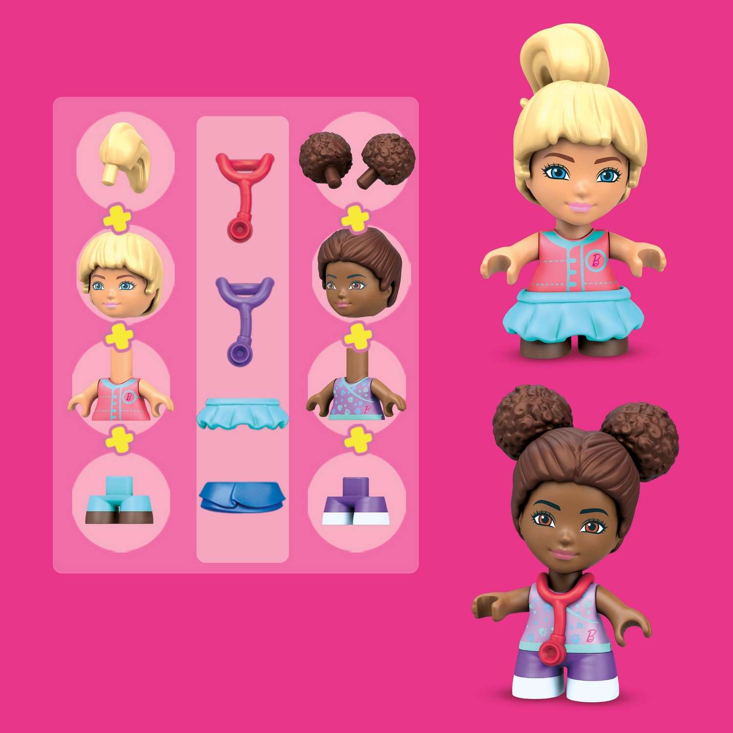 Конструктор Mega Construx Barbie Салон для животных 97 дет. - фото 7