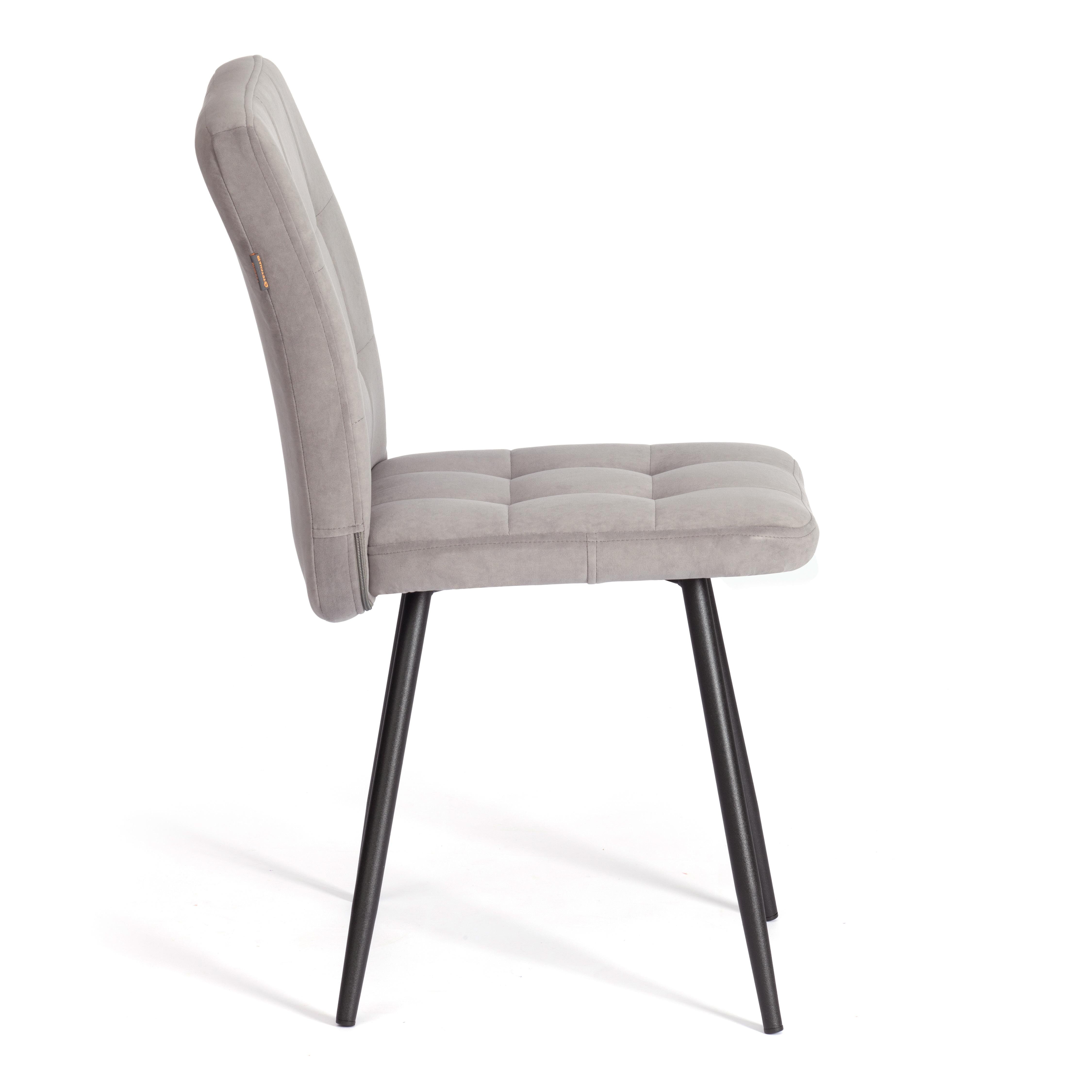 Стул TETCHAIR Medeo LT велюр, серый 2 шт. - фото 13