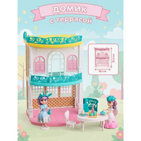 Домик для кукол Nily Baby 24.5 см с мебелью