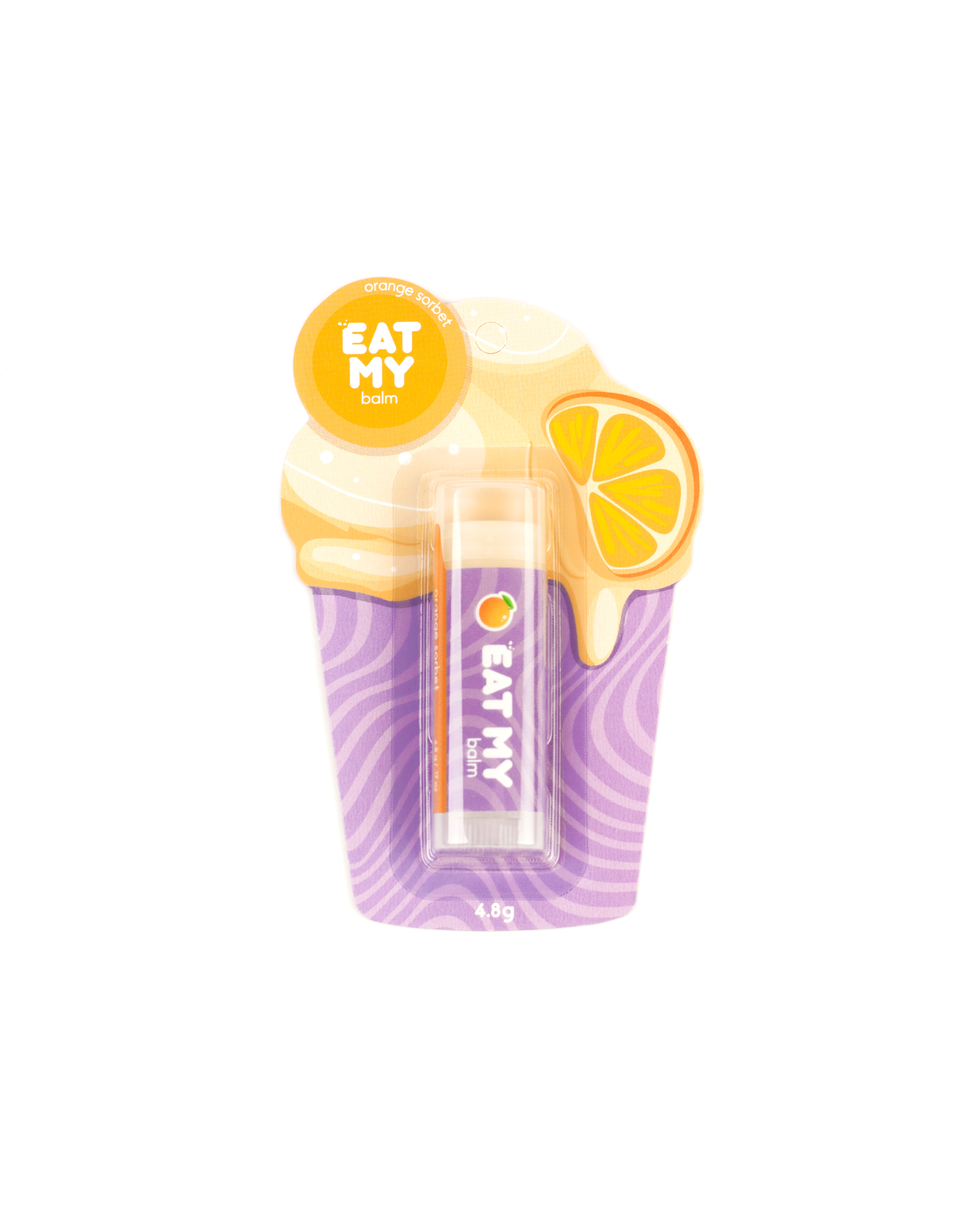 Гигиеническая помада EAT MY Апельсиновый сорбет - фото 1