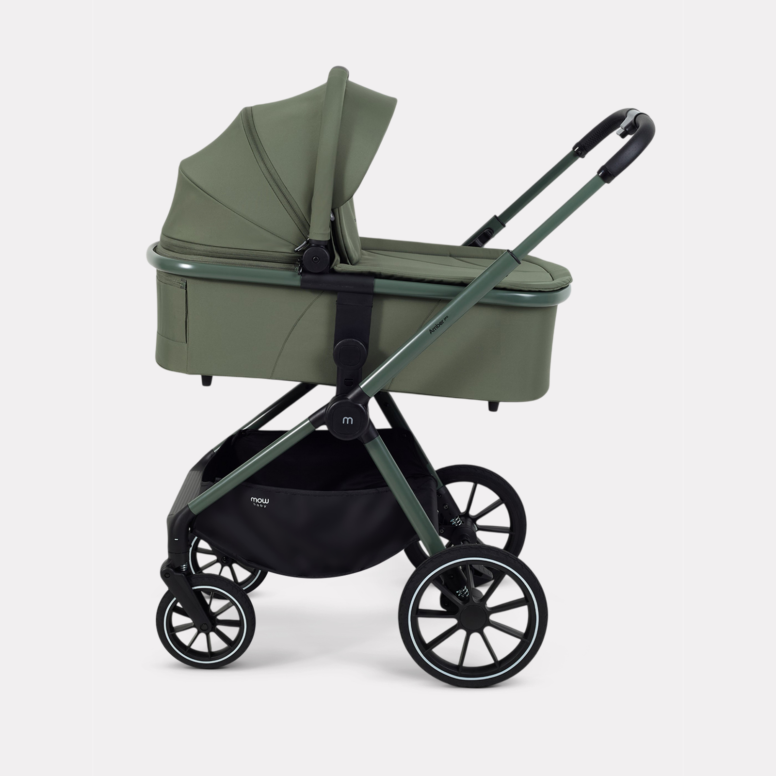 Коляска 2в1 MOWbaby Amber pro зеленый - фото 3