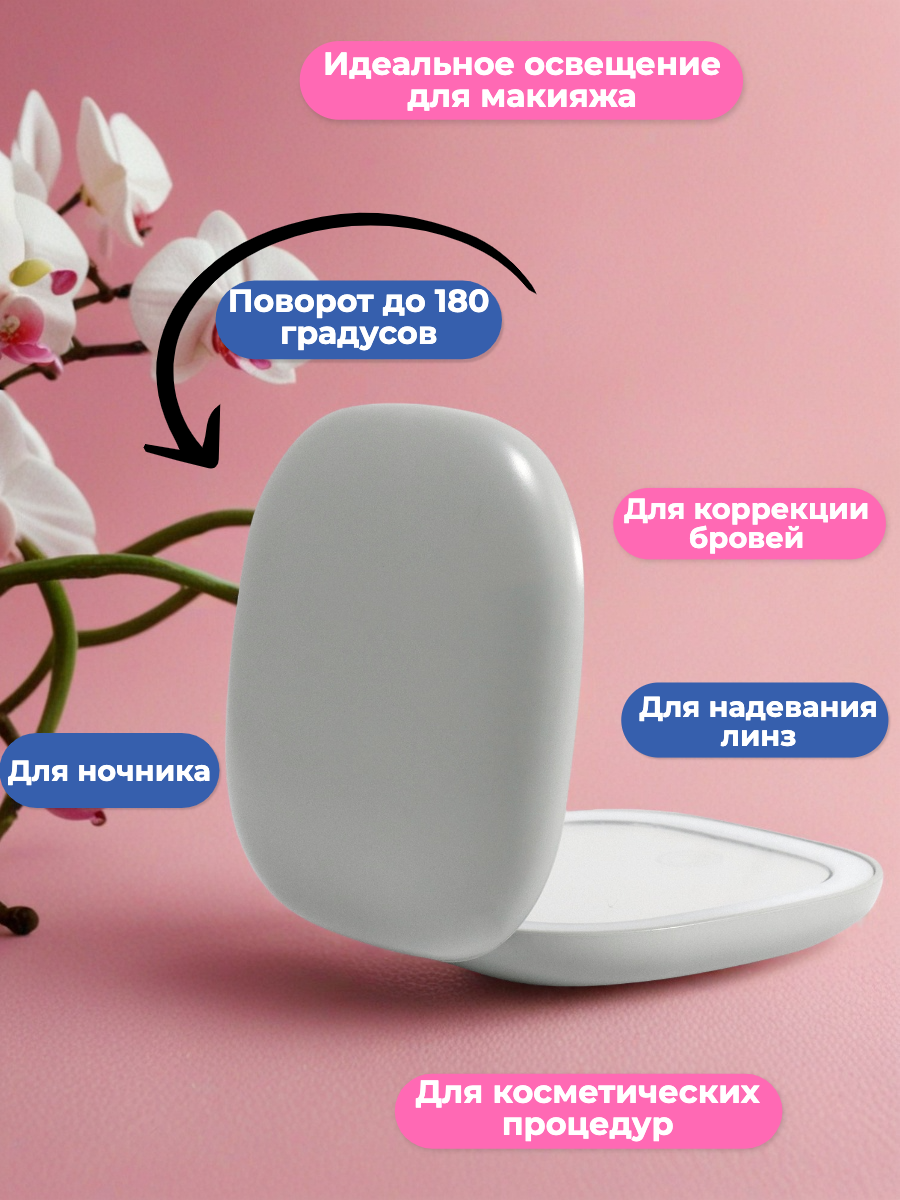 Зеркало HASTEN карманное - фото 4