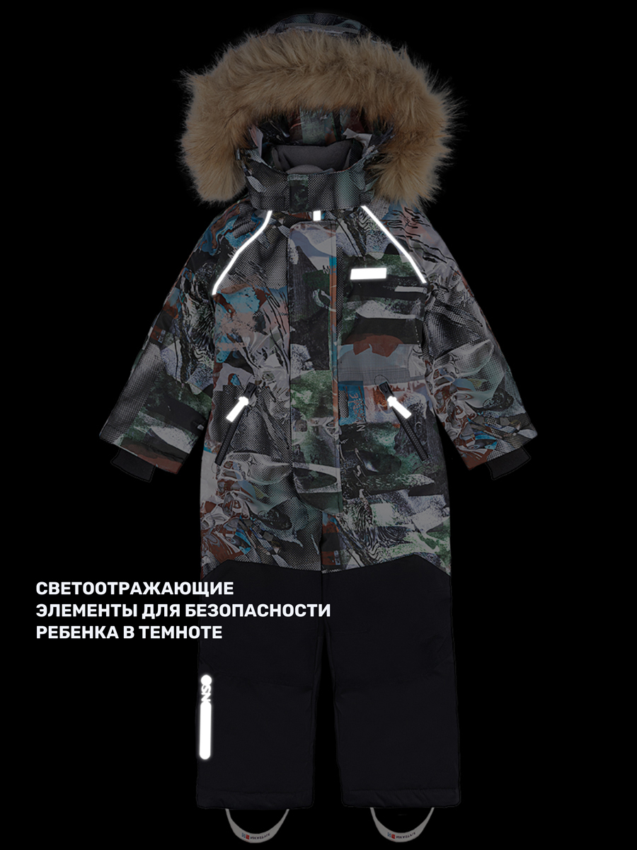Комбинезон NIKASTYLE 8з0924 торф - фото 11