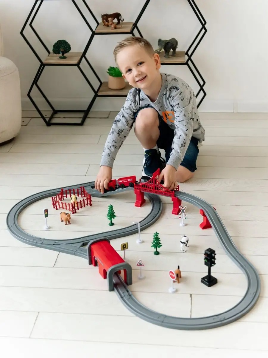 Набор железнодорожный Givito G211-021 - фото 2