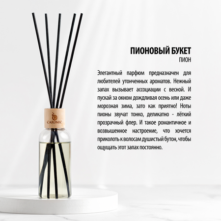 Ароматизатор для дома CAROMIC Пионовый букет 100 мл