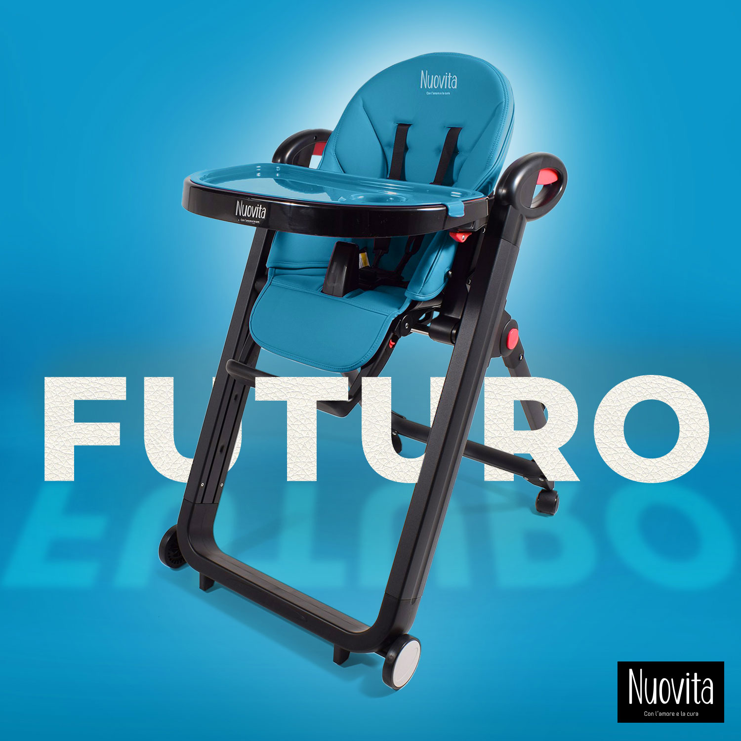 Стульчик для кормления Nuovita Futuro Nero классический - фото 2