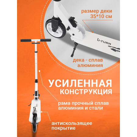 Самокат Рыжий кот двухколесный