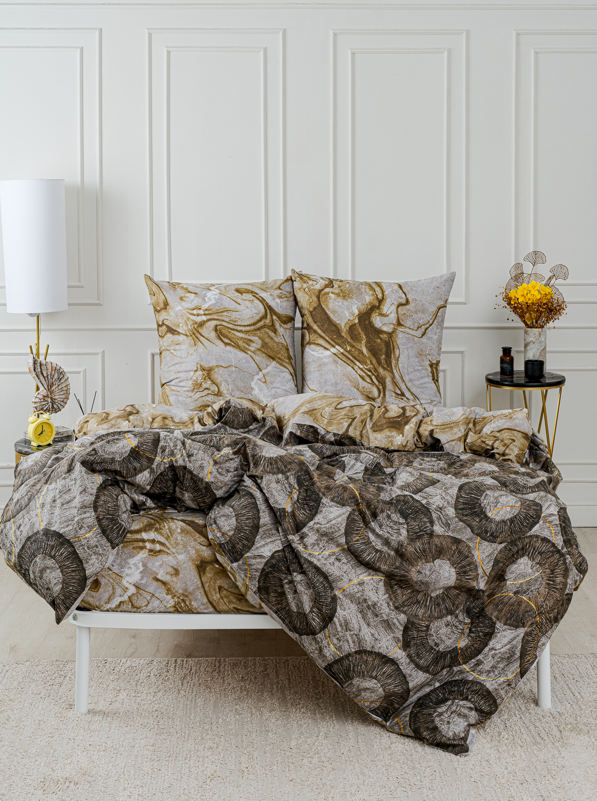 Комплект постельного белья LOVEBERRY Аммонит двуспальный 4 предм. - фото 2