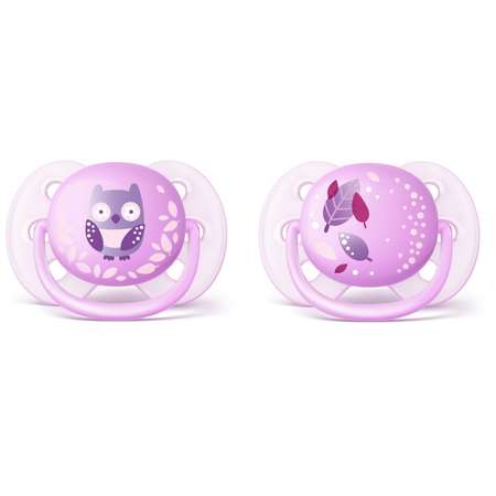 Пустышка Philips Avent ортодонтическая от 0 мес. 2 шт.
