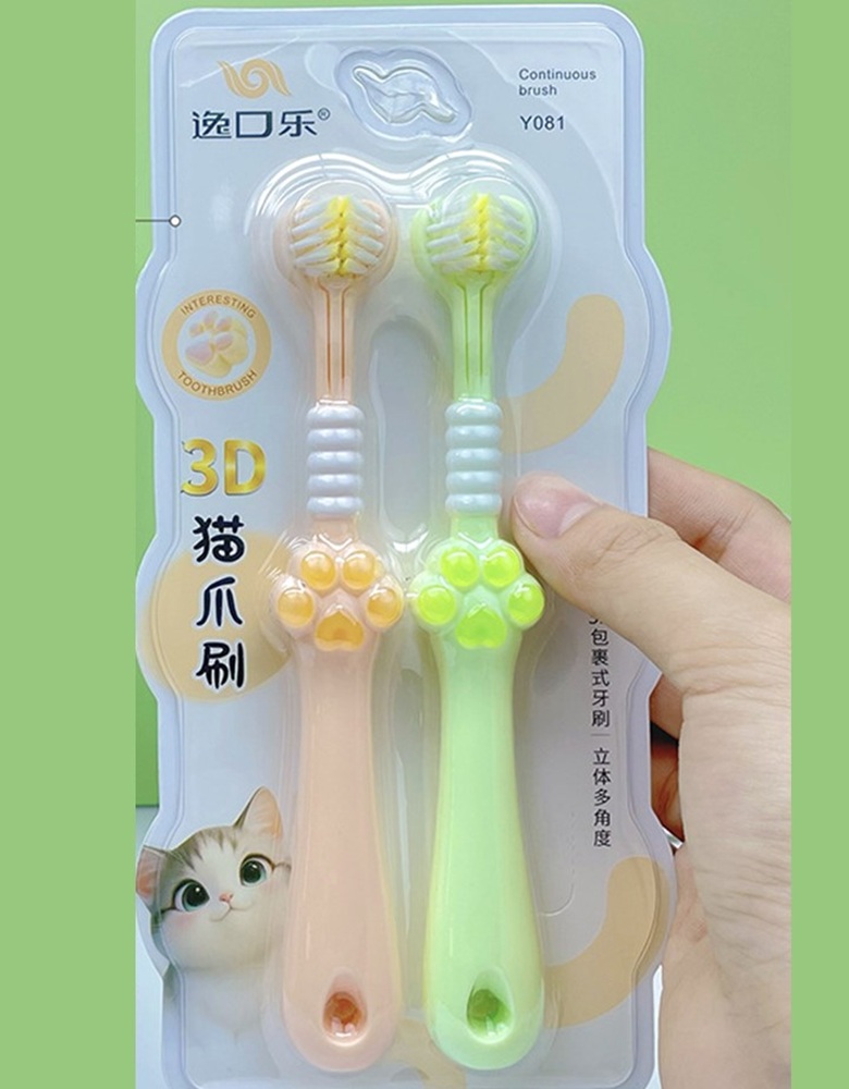 Зубная щетка классическая MIKOLIFE от 3 лет 2 шт. - фото 3