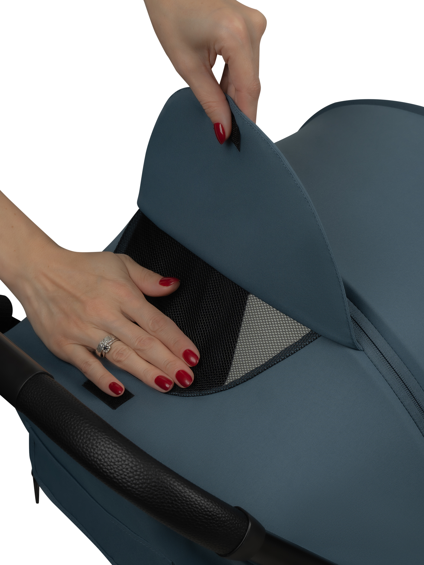 Коляска прогулочная JOVOLA Skill синий - фото 31