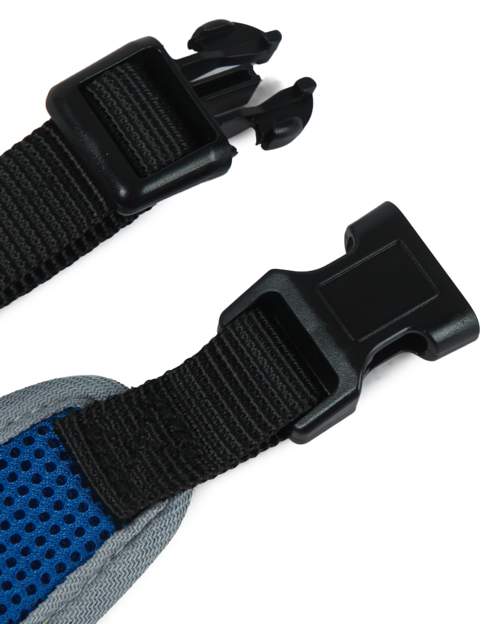 Шлейка-жилетка для собак мелких пород Barbaks синяя со светоотражающей окантовкой полиэстер S (шея: 28см грудь: 34-45см) - фото 5