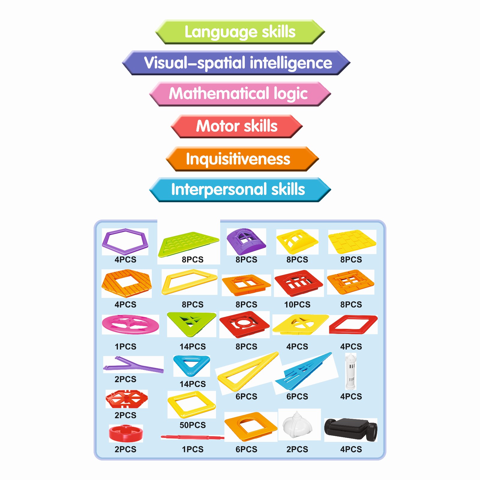 Конструктор Sima-Land Замок магнитный - фото 10