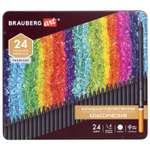 Карандаши цветные Brauberg 24 шт.